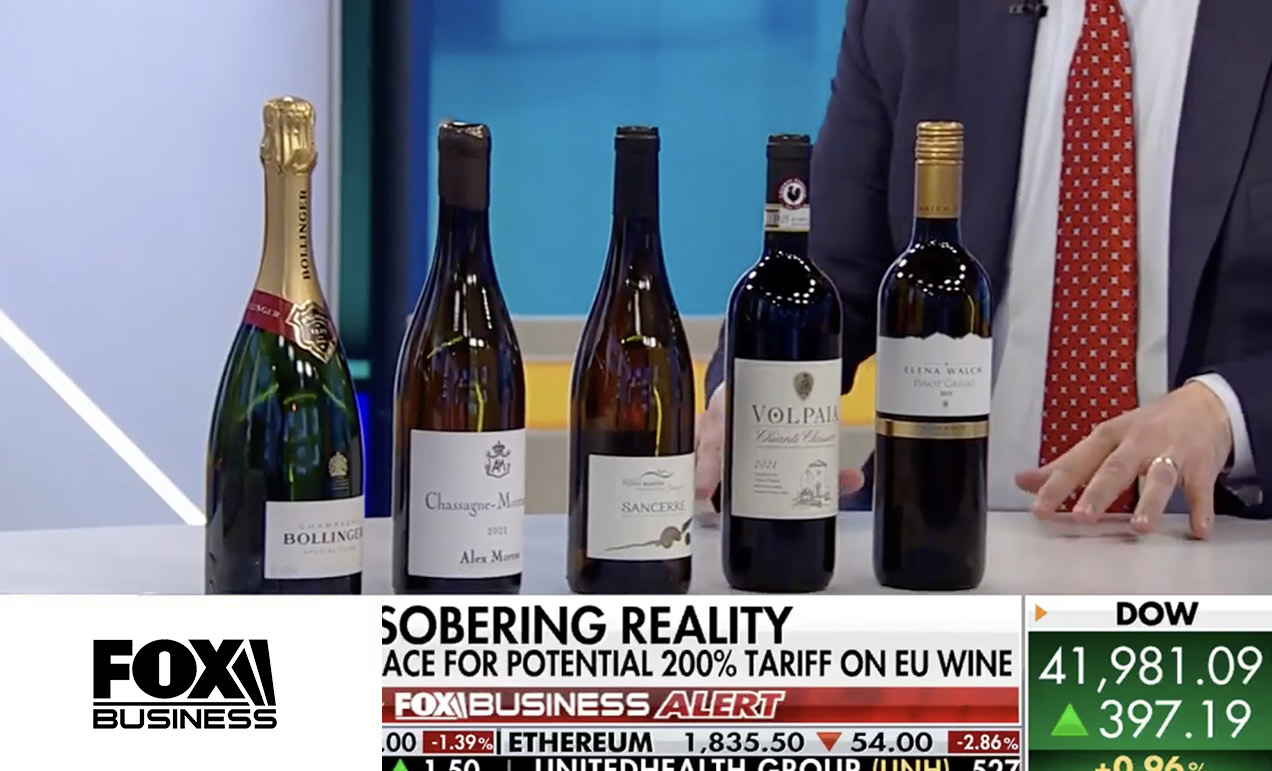 We’re hopeful the Trump admin will ‘cool the jets’ on big tariffs on wine, Ben Aneff says