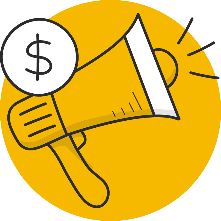 Colangelo Service Icon: Advertising (Paid Media)